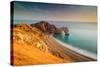 A View of Durdle Door in Dorset-Chris Button-Stretched Canvas