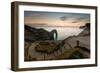 A View of Durdle Door in Dorset-Chris Button-Framed Photographic Print