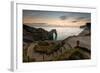 A View of Durdle Door in Dorset-Chris Button-Framed Photographic Print