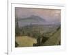 A View of Edinburgh from the Castle Looking Across the Esplanade Towards Arthur's Seat-Sir John Lavery-Framed Giclee Print