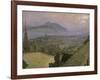 A View of Edinburgh from the Castle Looking Across the Esplanade Towards Arthur's Seat-Sir John Lavery-Framed Giclee Print