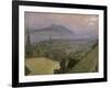 A View of Edinburgh from the Castle Looking Across the Esplanade Towards Arthur's Seat-Sir John Lavery-Framed Giclee Print