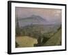 A View of Edinburgh from the Castle Looking Across the Esplanade Towards Arthur's Seat-Sir John Lavery-Framed Giclee Print