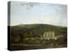 A View of Elizabethan Chatsworth-Richard Wilson-Stretched Canvas