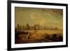 A View of Eton from the Playing Fields, 1822-Edmund Bristow-Framed Giclee Print