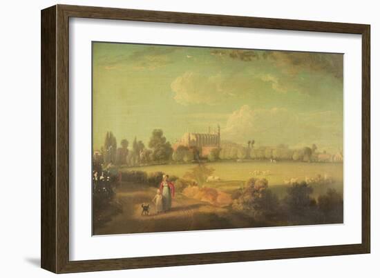 A View of Eton from the Playing Fields-Edmund Bristow-Framed Giclee Print