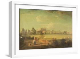 A View of Eton from the Playing Fields-Edmund Bristow-Framed Giclee Print