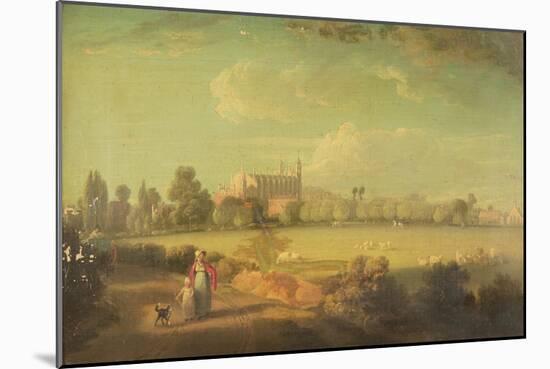 A View of Eton from the Playing Fields-Edmund Bristow-Mounted Giclee Print