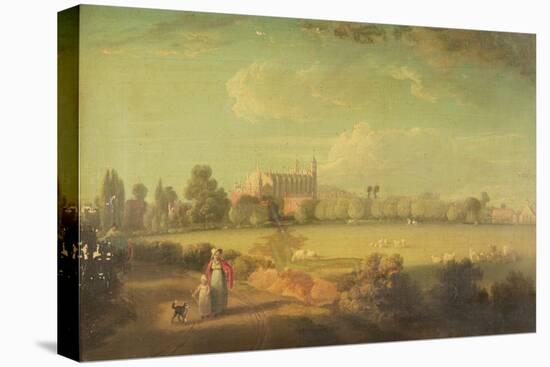 A View of Eton from the Playing Fields-Edmund Bristow-Stretched Canvas