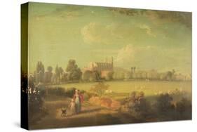 A View of Eton from the Playing Fields-Edmund Bristow-Stretched Canvas