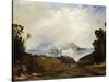 A View of Fairmont Waterworks, Philadelphia-Thomas Moran-Stretched Canvas