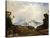 A View of Fairmont Waterworks, Philadelphia-Thomas Moran-Stretched Canvas