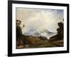 A View of Fairmont Waterworks, Philadelphia-Thomas Moran-Framed Giclee Print