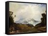 A View of Fairmont Waterworks, Philadelphia-Thomas Moran-Framed Stretched Canvas