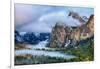 A View of Fog and Mist, Yosemite Valley, Yosemite National Park-Vincent James-Framed Photographic Print