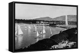A View of Geneva-null-Framed Stretched Canvas
