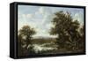 A View of Godstone, Surrey, 1829-Patrick Nasmyth-Framed Stretched Canvas