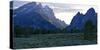 A View of Grand Teton at Sunset, Grand Teton National Park, Wyoming-Maureen Eversgerd-Stretched Canvas