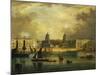 A View of Greenwich, from the River-Frederick Calvert-Mounted Giclee Print