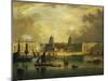 A View of Greenwich, from the River-Frederick Calvert-Mounted Giclee Print