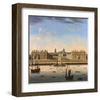 A View of Greenwich Hospital-John Paul-Framed Art Print