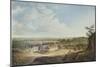 A View of Hampstead Heath Looking Towards London, 1804-Francis James Sarjent-Mounted Giclee Print