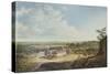 A View of Hampstead Heath Looking Towards London, 1804-Francis James Sarjent-Stretched Canvas