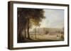 A View of Hampton Court Palace, 1827 (One of a Pair)-Henry Bryan Ziegler-Framed Giclee Print