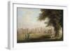 A View of Hampton Court Palace, 1827 (One of a Pair)-Henry Bryan Ziegler-Framed Giclee Print