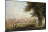 A View of Hampton Court Palace, 1827 (One of a Pair)-Henry Bryan Ziegler-Mounted Giclee Print