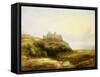 A View of Harlech Castle-James Stark-Framed Stretched Canvas