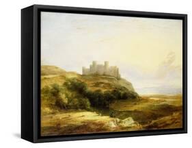 A View of Harlech Castle-James Stark-Framed Stretched Canvas