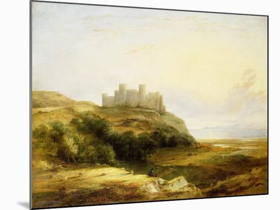 A View of Harlech Castle-James Stark-Mounted Giclee Print