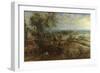 A View of Het Steen in the Early Morning, Ca 1636-Peter Paul Rubens-Framed Giclee Print