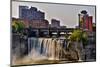 A View of High Falls on the Genesee River, Rochester New York State-Joe Restuccia-Mounted Photographic Print