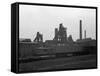 A View of Horden Colliery, County Durham, 1964-Michael Walters-Framed Stretched Canvas