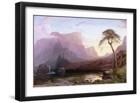 A View of Hornelen Fjord, Norway-Charles Pettitt-Framed Giclee Print