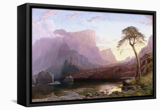 A View of Hornelen Fjord, Norway-Charles Pettitt-Framed Stretched Canvas