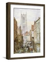 A View of Irongate, Derby-Louise J. Rayner-Framed Giclee Print