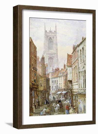 A View of Irongate, Derby-Louise J. Rayner-Framed Giclee Print