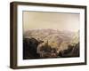 A View of Jerusalem-Friedrich Perlberg-Framed Giclee Print