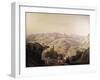 A View of Jerusalem-Friedrich Perlberg-Framed Giclee Print