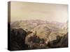 A View of Jerusalem-Friedrich Perlberg-Stretched Canvas