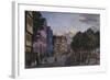 A View of Jungfernstiegs in Hamburg, from 'The Open Air Views of the City of Hamburg';  Ansichten…-null-Framed Giclee Print