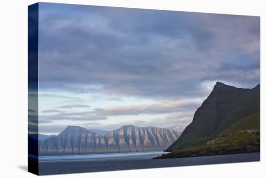 A View Of Kalsoy Island As Seen From Esturoy Island, Faroe Islands-Karine Aigner-Stretched Canvas