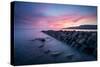 A View of Kimmeridge Bay in Dorset-Chris Button-Stretched Canvas