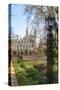 A View of Kings College from the Backs, Cambridge, Cambridgeshire, England, United Kingdom, Europe-Charlie Harding-Stretched Canvas