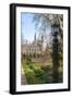 A View of Kings College from the Backs, Cambridge, Cambridgeshire, England, United Kingdom, Europe-Charlie Harding-Framed Photographic Print