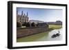 A View of Kings College from the Backs with Punting in the Foreground, Cambridge, Cambridgeshire-Charlie Harding-Framed Photographic Print