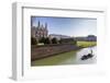 A View of Kings College from the Backs with Punting in the Foreground, Cambridge, Cambridgeshire-Charlie Harding-Framed Photographic Print